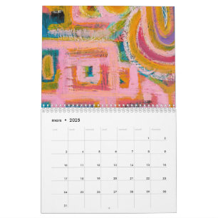 Calendário 2025 Pat Blanche Art