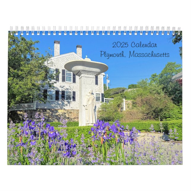 Calendário 2025 Plymouth Massachusetts (Capa)