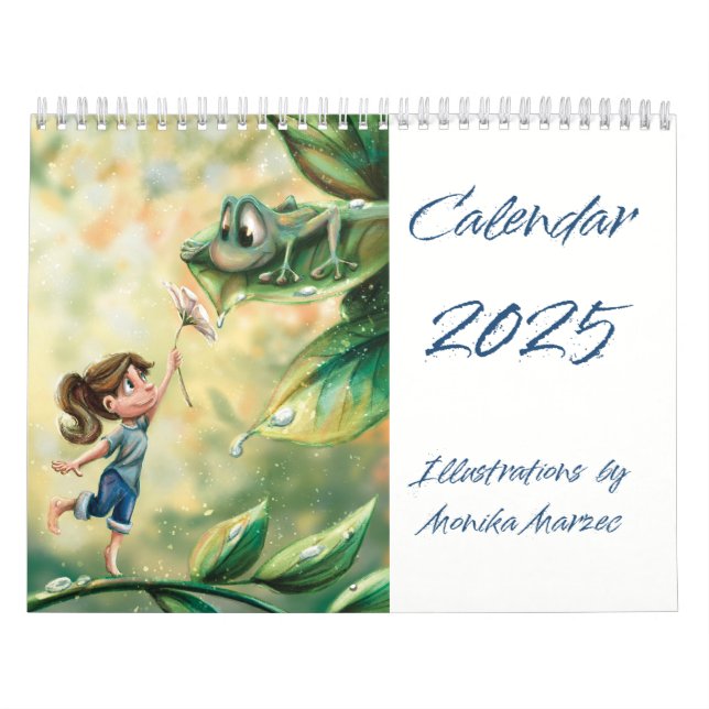 Calendário 2025 "Presente" de Monika Marzec (Capa)
