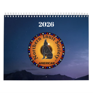 Calendário 2026 American Northern Inuit Society Calendar