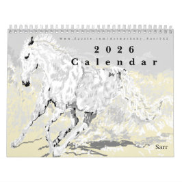 Calendário 2026 Animais por Sarr