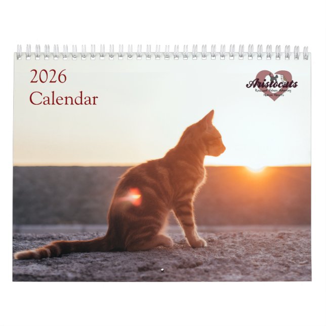 Calendário 2026 Aristocats Calendar (Capa)