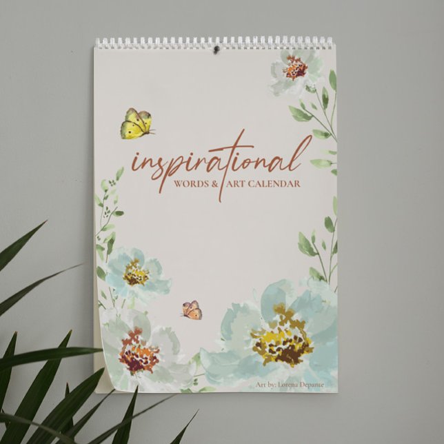 Calendário 2026 Artista Lorena Depante Cotação 12 meses EUA (Criador carregado)