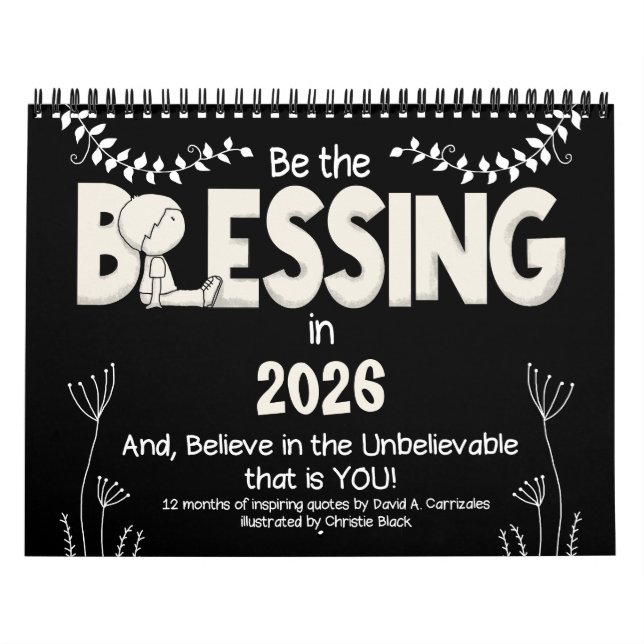 Calendário 2026 Be the Blessing  (Capa)
