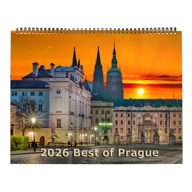 Calendário 2026 Best of Prague Calendar (Capa)
