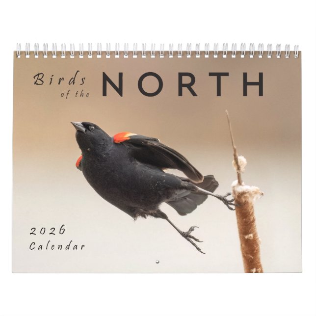 Calendário 2026 Birds of the North: Great Lakes Calendar (Capa)