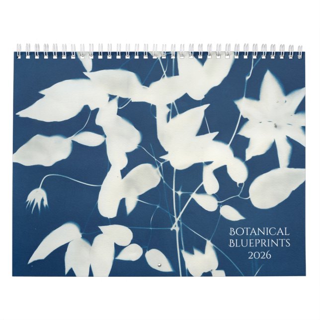 Calendário 2026 Botanical Wall Art Calendar (Capa)