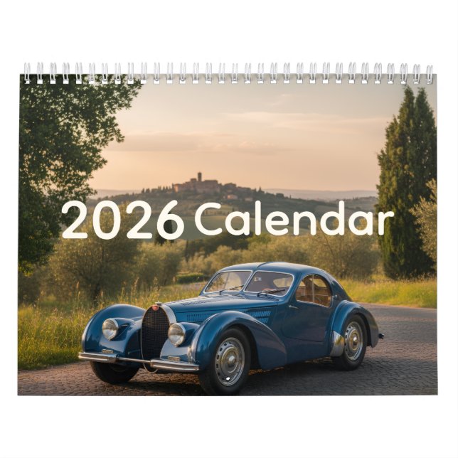 Calendário 2026 British Classics  (Capa)