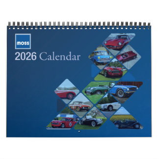 Calendário 2026 British Classics Calendar