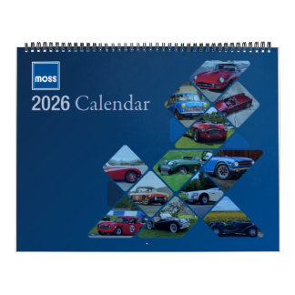 Calendário 2026 British Classics Calendar