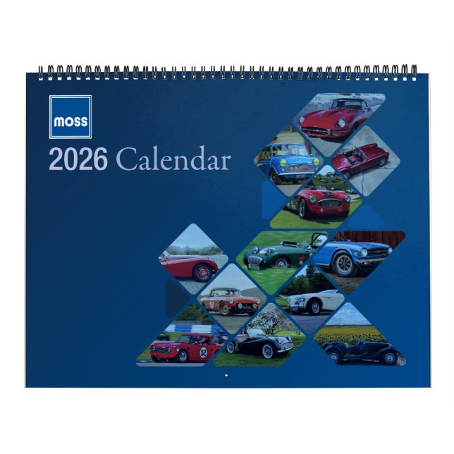 Calendário 2026 British Classics Calendar (Capa)