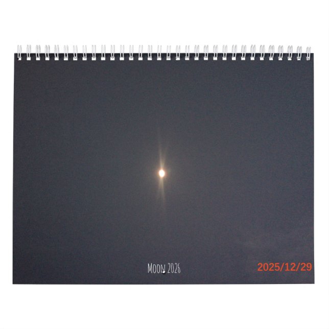 Calendário 2026 Calendar moon 2026 (Capa)