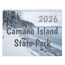 Calendário 2026 Camano Island State Park Personalized