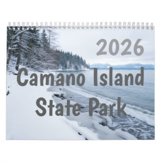 Calendário 2026 Camano Island State Park Personalized