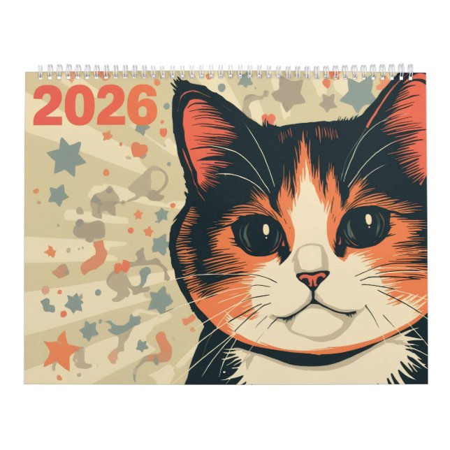 Calendário 2026 Cat Lover Calendar (Capa)