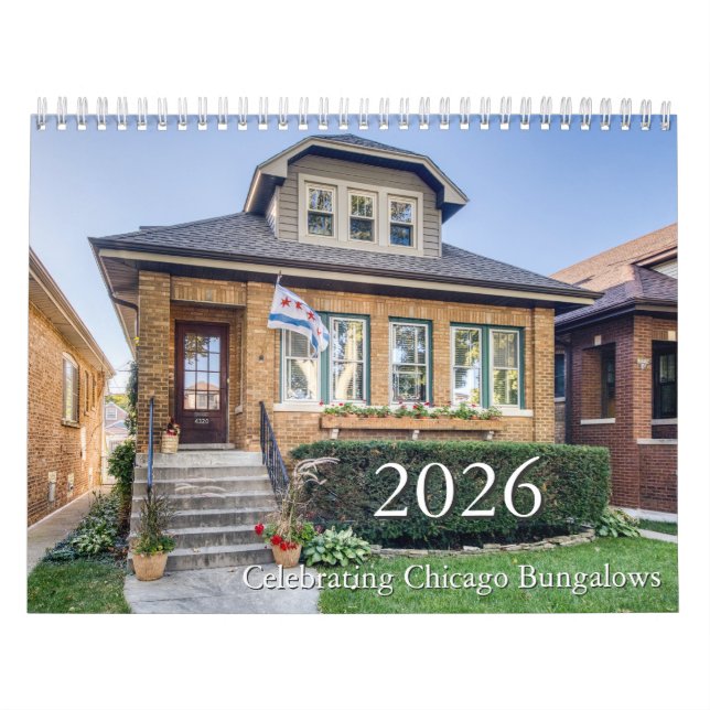 Calendário 2026 Chicago Bungalow Association Calendar (Capa)