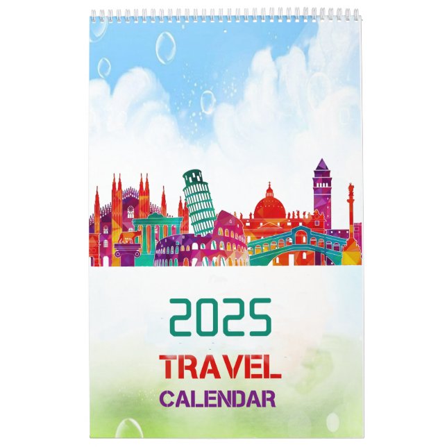 CALENDÁRIO 2026 CIDADES DO MUNDO VIAGEM (Capa)