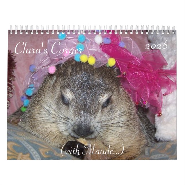 Calendário 2026 Clara's Corner Groundhog Calendar A (Capa)