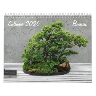 Calendário 2026 com Bonsai