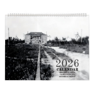 Calendário 2026 da Sociedade Histórica do Condado 