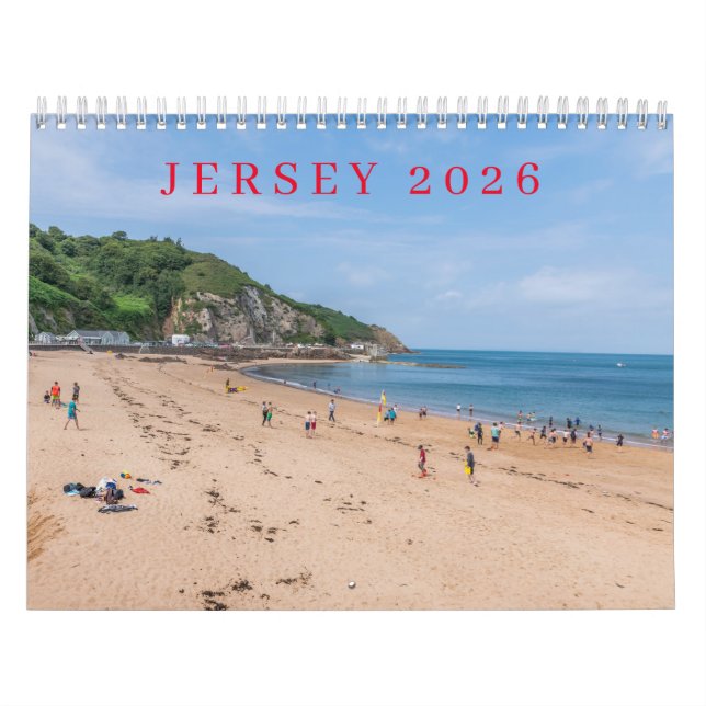 calendário 2026 de Jersey (Capa)