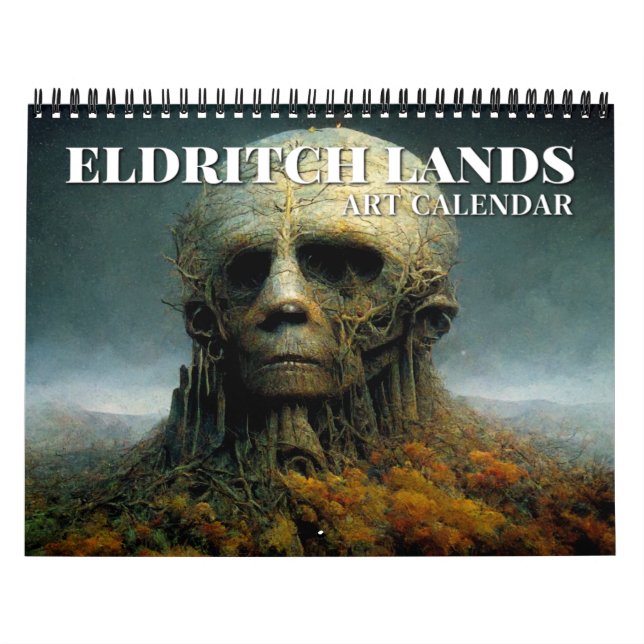 Calendário 2026 Eldritch Lands 1 Dark Fantasy Art Calendar (Capa)