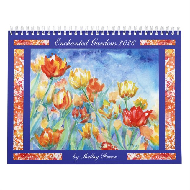 Calendário 2026 Enchanted Gardens Calendar (Capa)