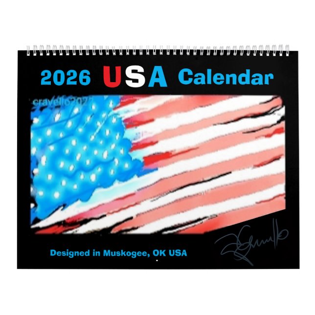 CALENDÁRIO 2026 EUA (Capa)