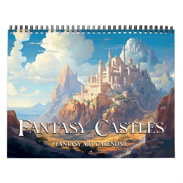 Calendário 2026 Fantasia Castles 2 Art Calendar (Capa)