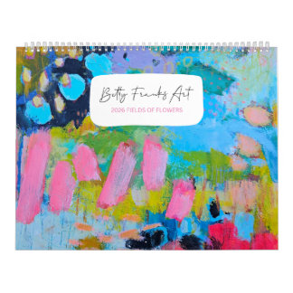 Calendário 2026 Fields of Flowers Calendar by Betty Franks