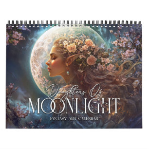 Calendário 2026 Filhas Da Fantasia Moonlight Art