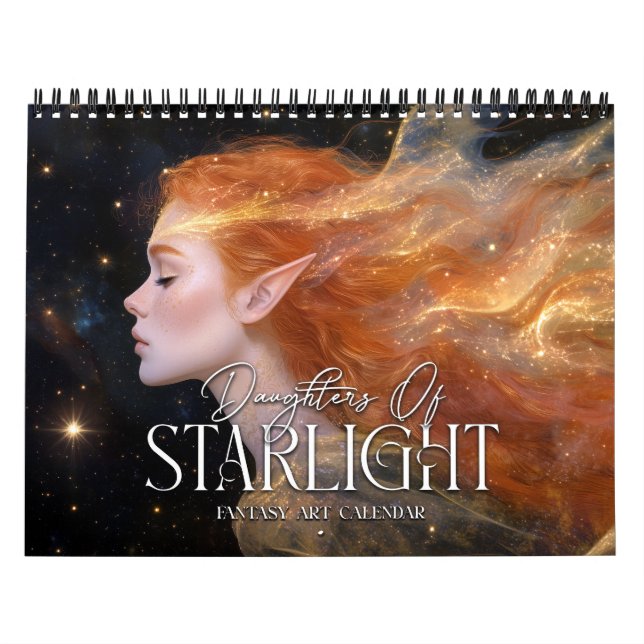 Calendário 2026 Filhas Da Starlight Fantasy Art (Capa)