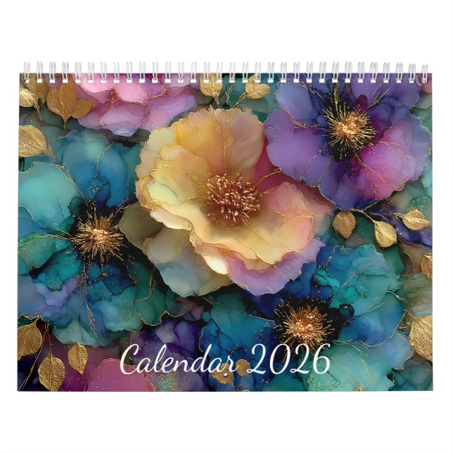 Calendario 2026 Flores (Capa)