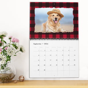 Calendário 2026 Fotos personalizadas de animais de companhia 