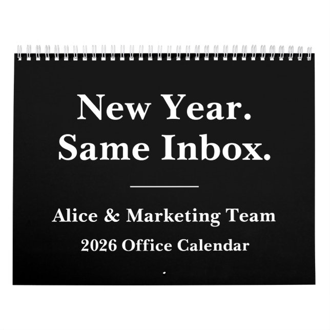 Calendário 2026 Funny Office – Inbox Humor (Capa)