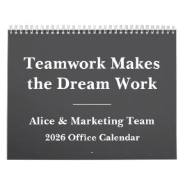 Calendário 2026 Funny Office Team Life Humor