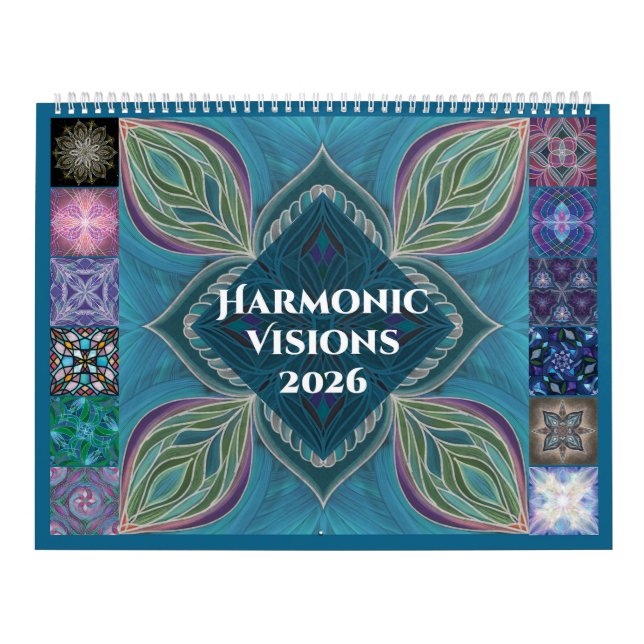 Calendário 2026 Harmonic Visions Calendar (Capa)