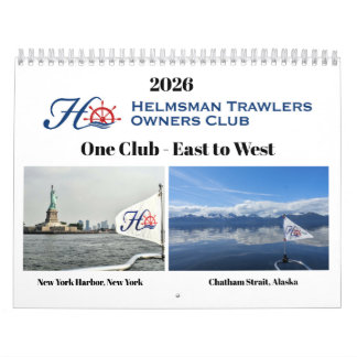 Calendário 2026 Helmsman Trawlers Owners Club Calendar