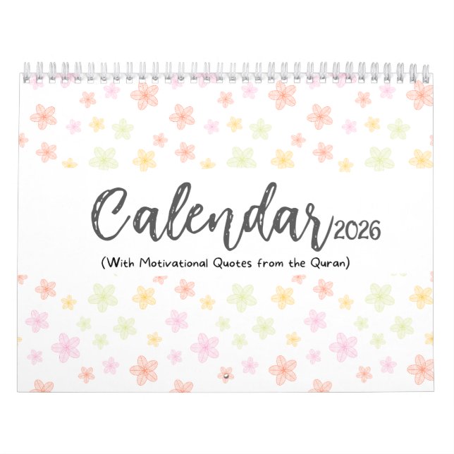 Calendário 2026 Islamic Calendar with Quran Quotes (medium) (Capa)