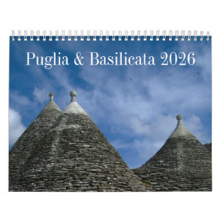 Calendário 2026 Italy calendar - Puglia & Basilicata - Medium