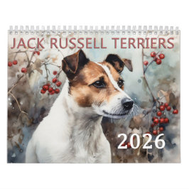 Calendário 2026 Jack Russell Terriers
