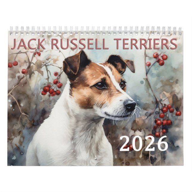 Calendário 2026 Jack Russell Terriers (Capa)
