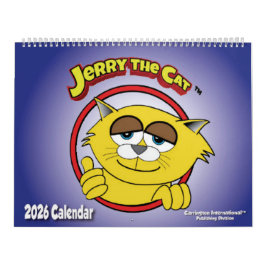 Calendário 2026 Jerry The Cat Calendar