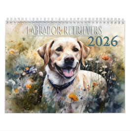 Calendário 2026 Labrador Retriever