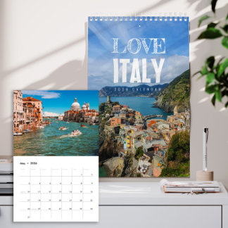 Calendário 2026 Love Italy Calendar
