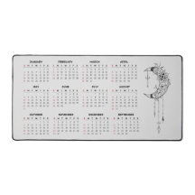 Calendário 2026 Mata de Mesa - Lua Celestial & Flo
