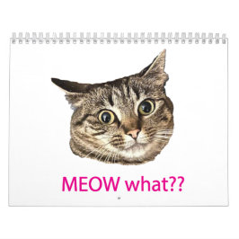 Calendário 2026 MEOW what?? Calendar
