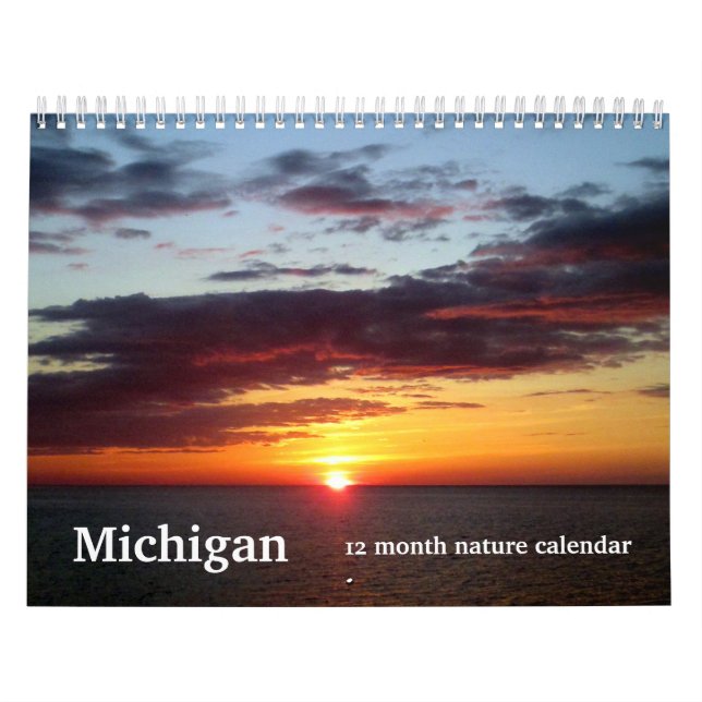 Calendário 2026 Michigan Nature & Landscape (Capa)
