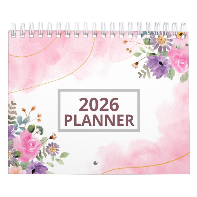 Calendário 2026 Minimal Planner (Capa)
