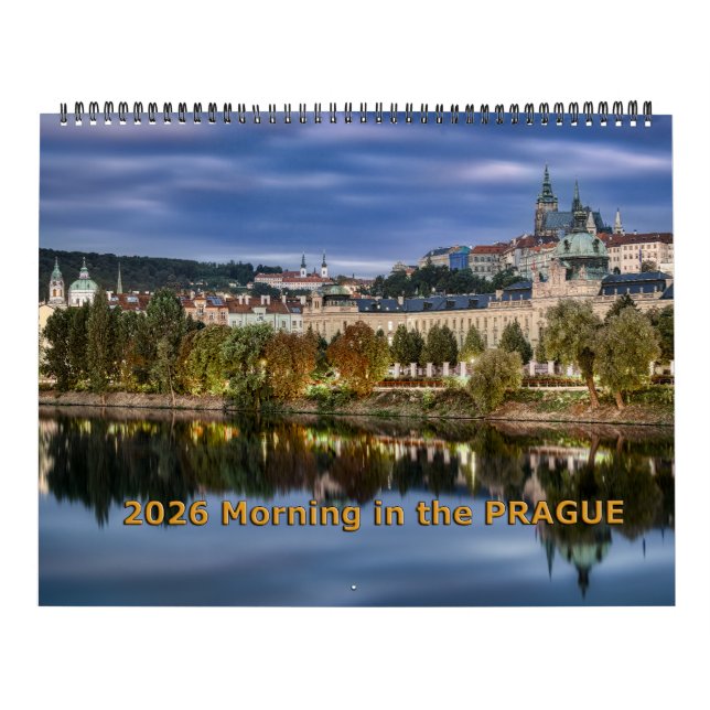 Calendário 2026 Morning in the Prague Calendar (Capa)